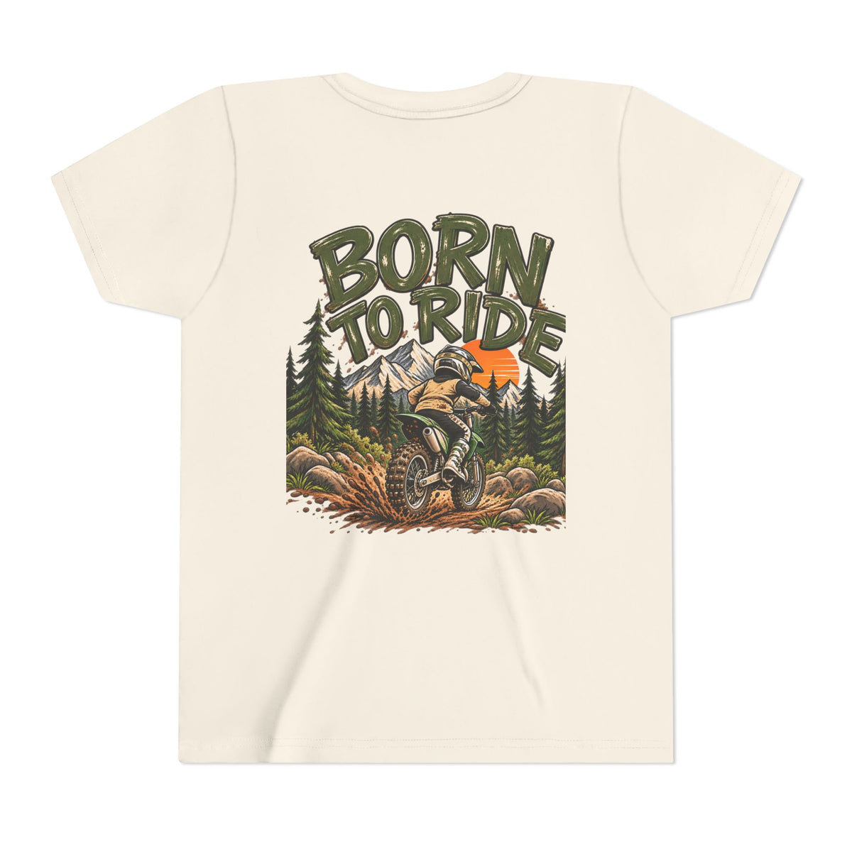 Born to Ride Kids Motocross Tee | Cozy Chaos Co.