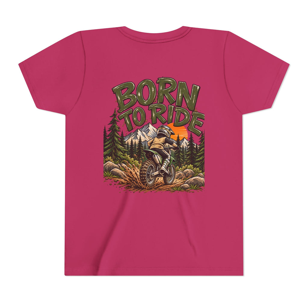 Born to Ride Kids Motocross Tee | Cozy Chaos Co.