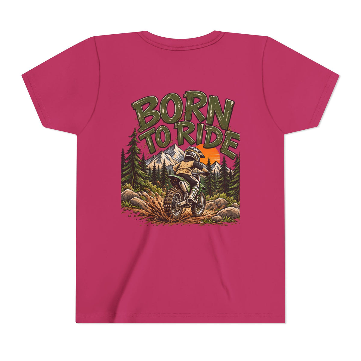 Born to Ride Kids Motocross Tee | Cozy Chaos Co.