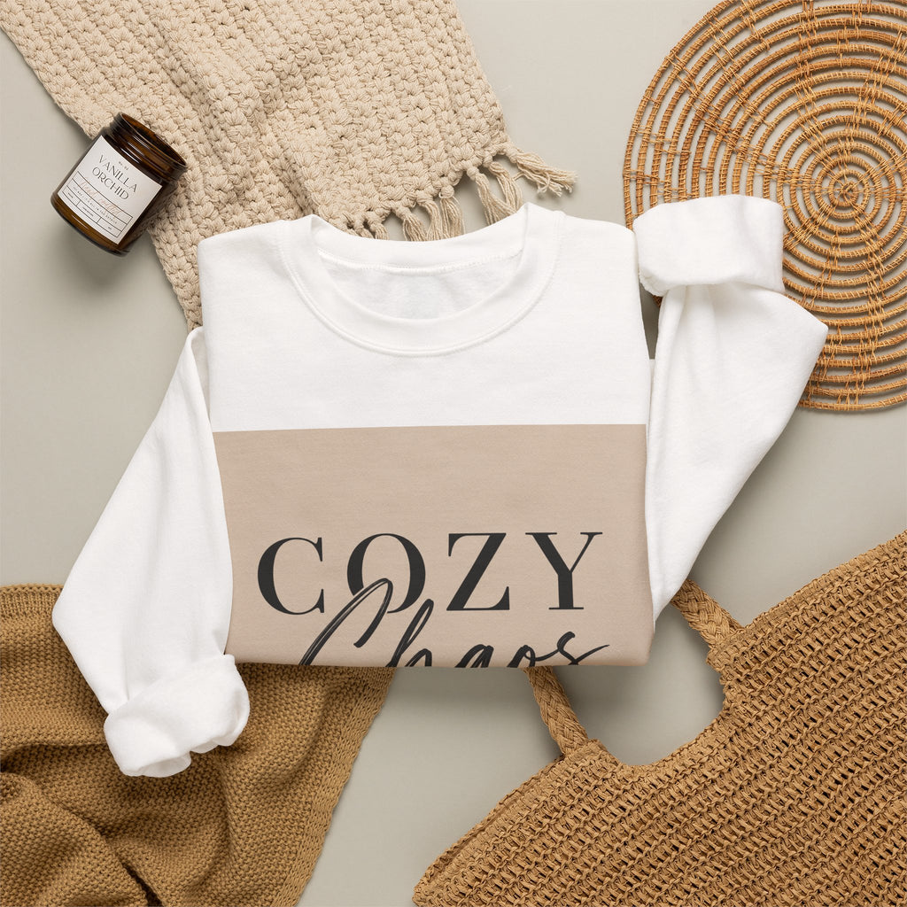Cozy Chaos Co. Signature Crewneck Sweatshirt – Est. 2026
