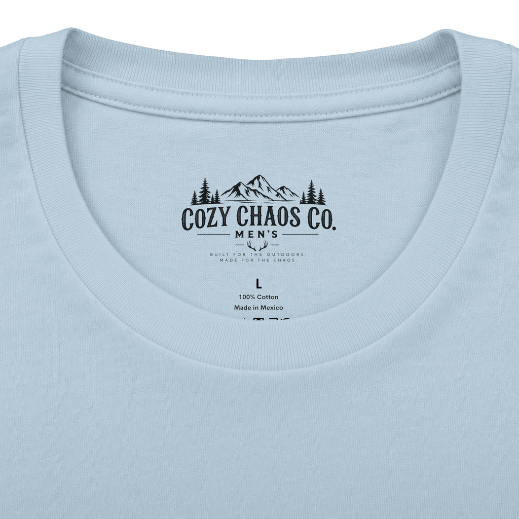 Cozy Chaos Co. Men’s Outdoors Tee – Built for the Outdoors, Made for the Chaos 🌲🏹