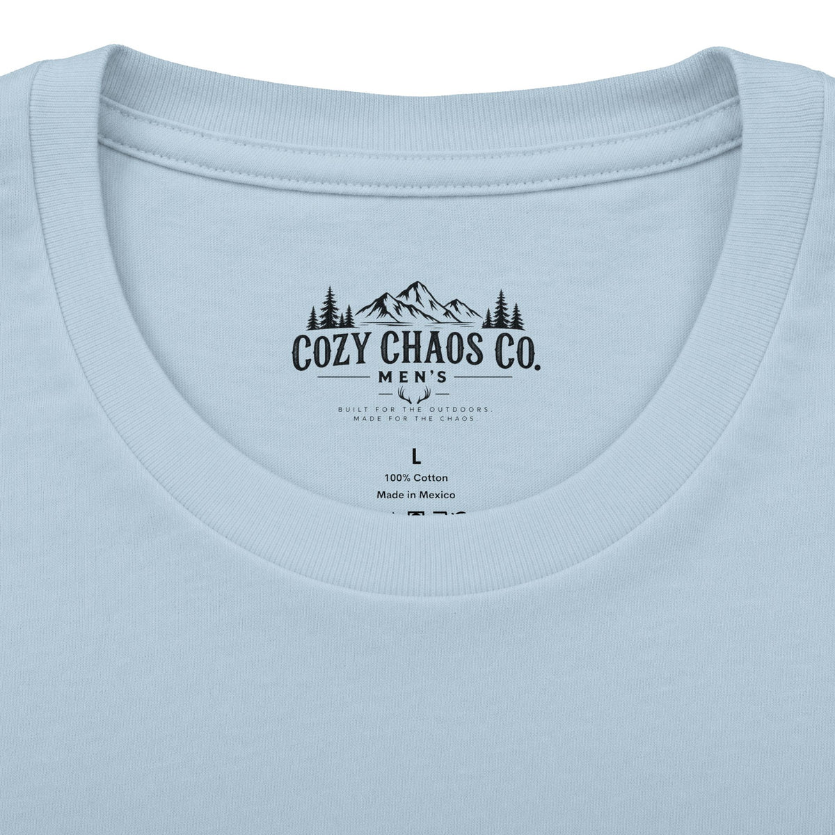 Cozy Chaos Co. Men’s Outdoors Tee – Built for the Outdoors, Made for the Chaos 🌲🏹