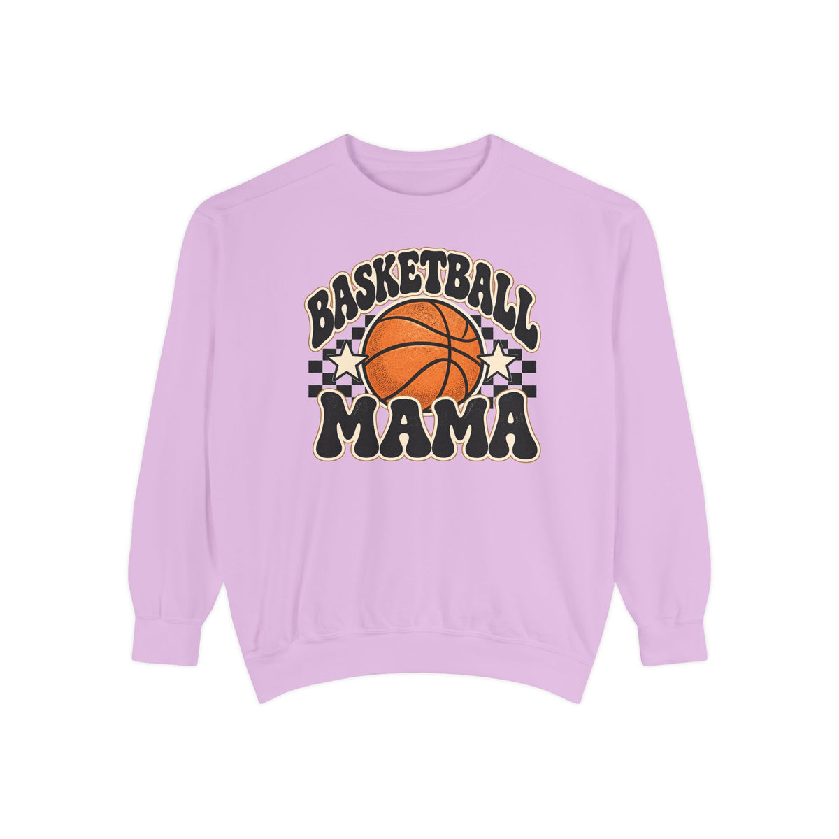 Basketball Mama Retro Game Day Crewneck Sweatshirt 🏀