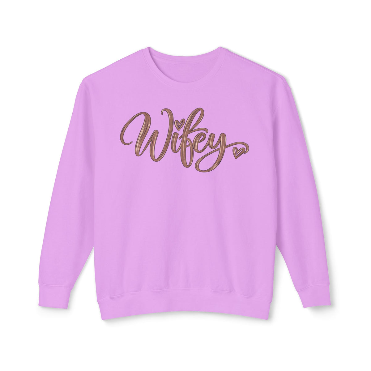 Wifey Crewneck Sweatshirt | Cozy Bridal Sweatshirt | Newlywed Wife Gift | Cute Wife Sweater 💍🤎