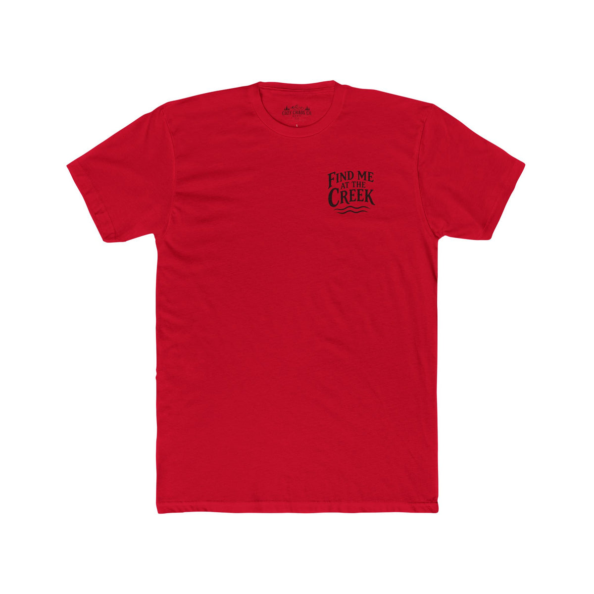 Find Me at the Creek – Men’s Fishing & Outdoors Tee | Cozy Chaos Co. 🎣🌲