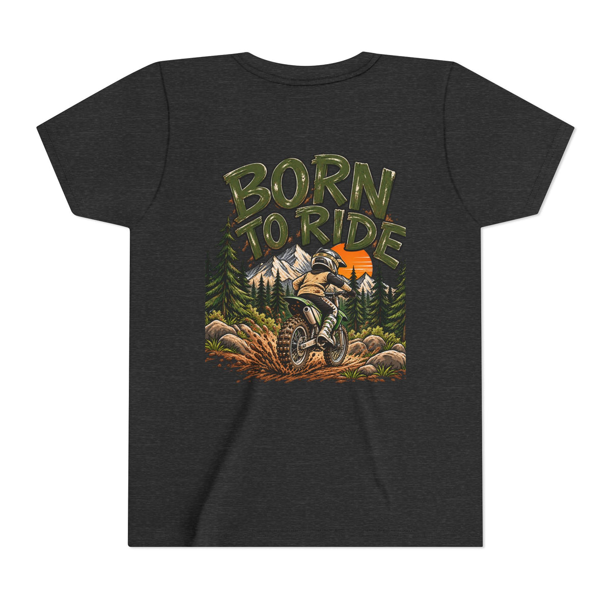 Born to Ride Kids Motocross Tee | Cozy Chaos Co.