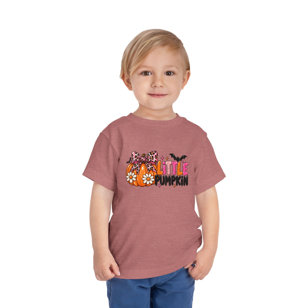 Little Pumpkin Bow Girls Toddler Halloween Shirt | Cozy Chaos Kid 🎃🎀💕