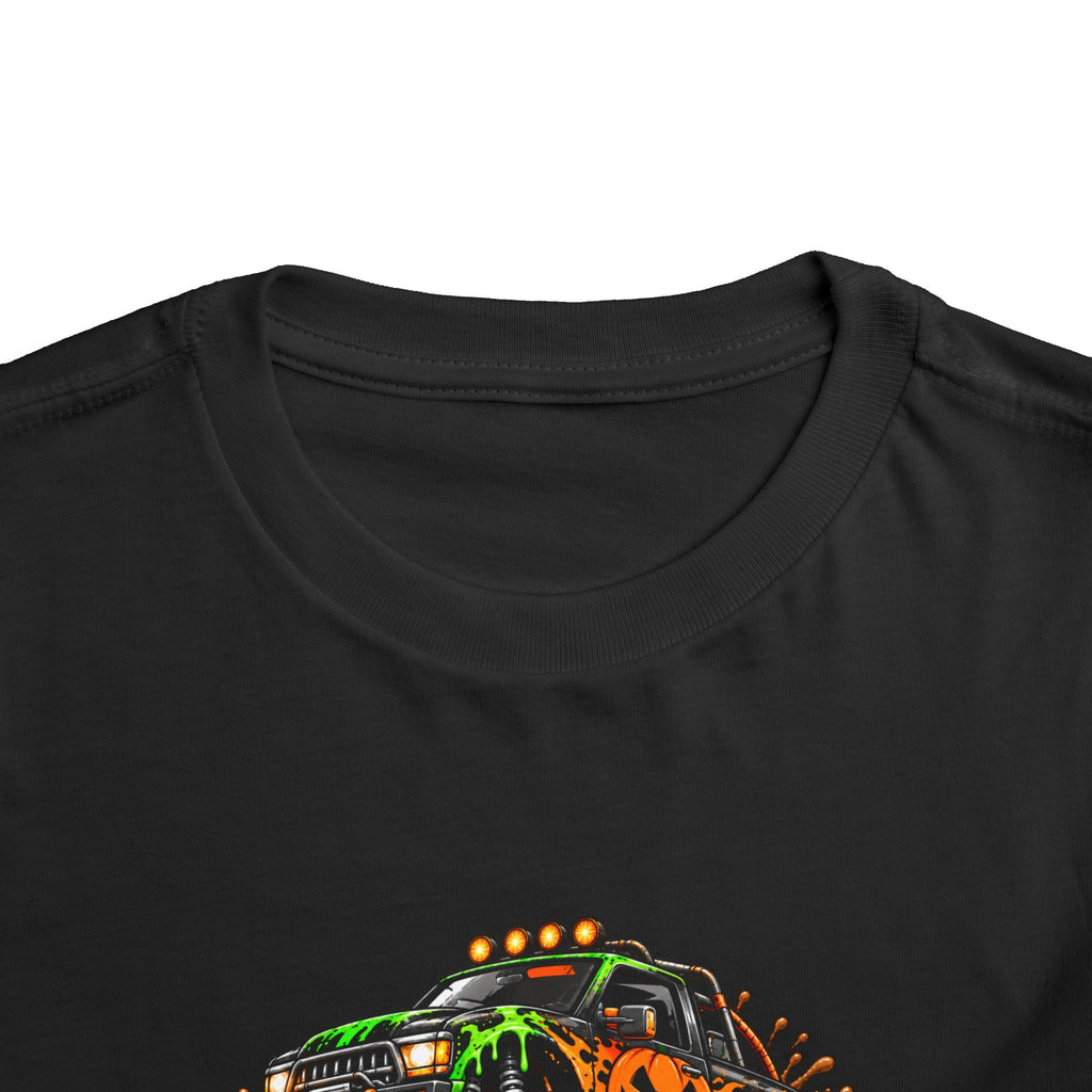 Trick or Treat Monster Truck Toddler Kids Halloween Sweatshirt | Cozy Chaos Kid 🎃🏁👻
