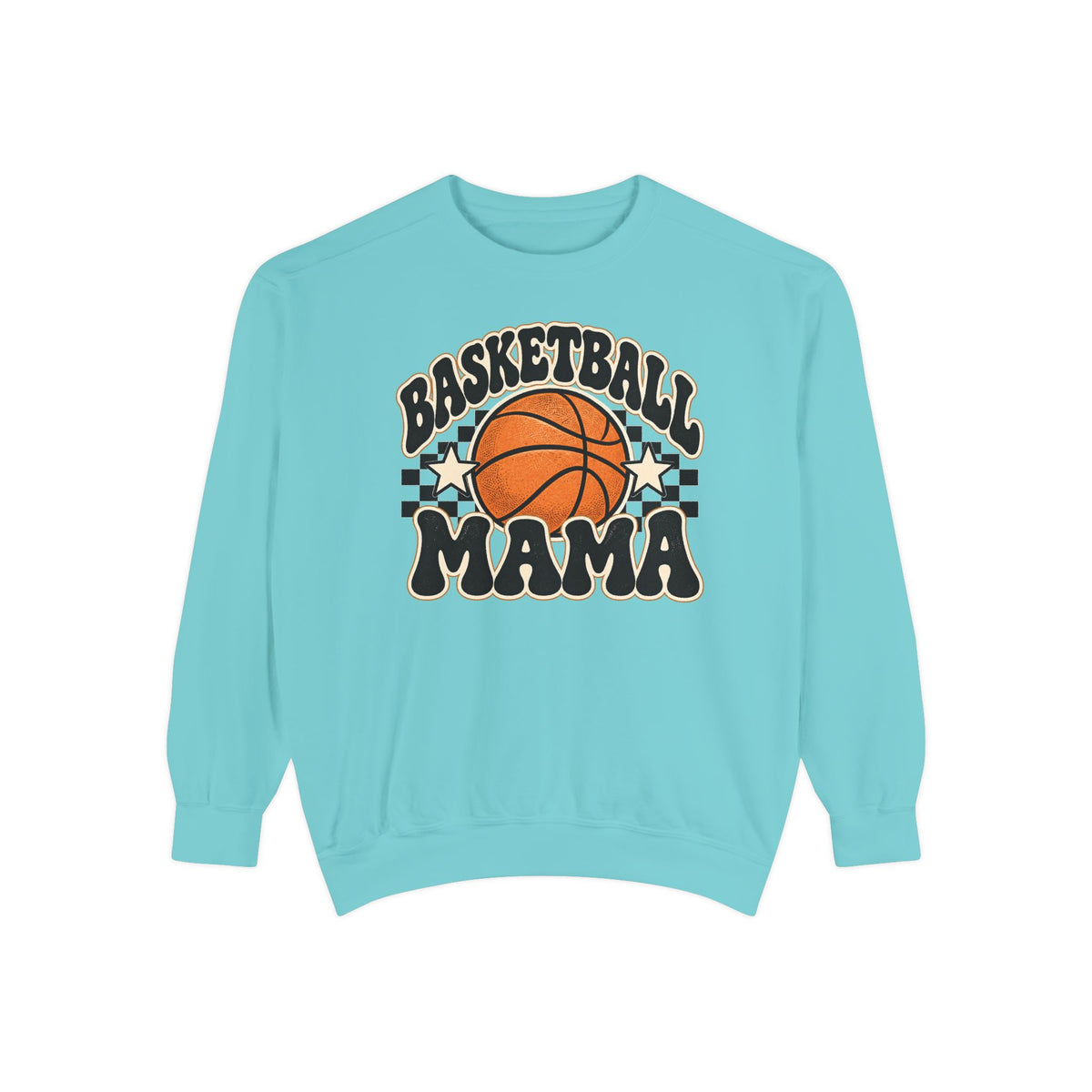 Basketball Mama Retro Game Day Crewneck Sweatshirt 🏀