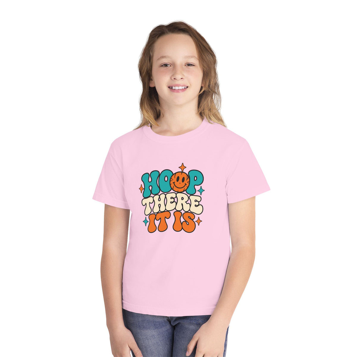 Hoop There It Is Kids’ Basketball T-Shirt 🏀