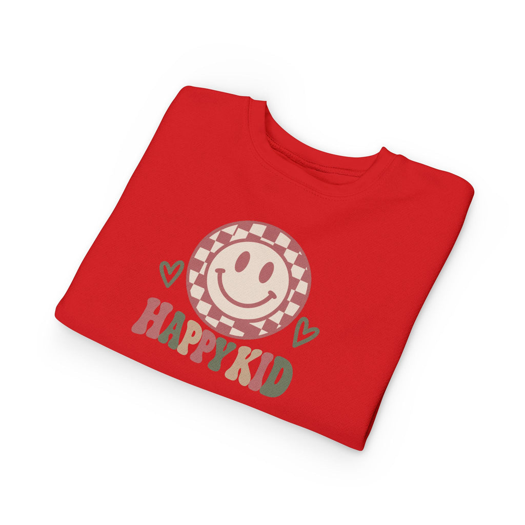 Happy Kid Toddler Sweatshirt | Cozy Chaos Co.