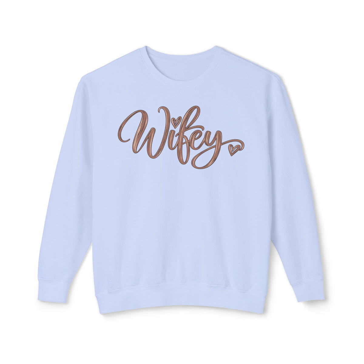 Wifey Crewneck Sweatshirt | Cozy Bridal Sweatshirt | Newlywed Wife Gift | Cute Wife Sweater 💍🤎