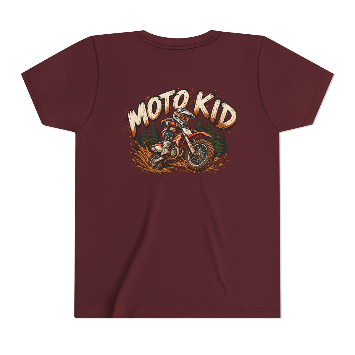 Moto Kid Motocross Tee | Dirt Bike Racing Kids Shirt | Cozy Chaos Co. 🏁🏍️⚡