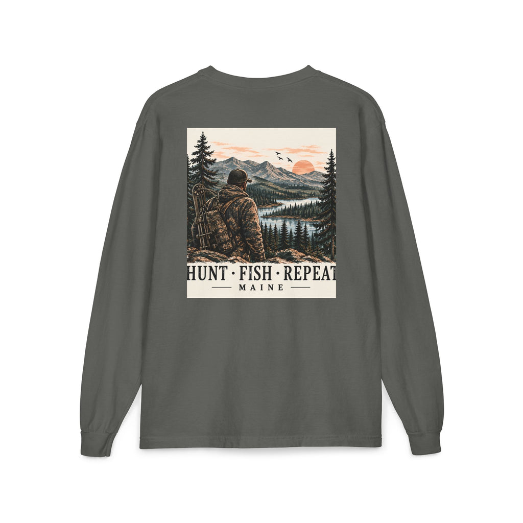 Hunt • Fish • Repeat Maine Outdoors Tee | Cozy Chaos Co.