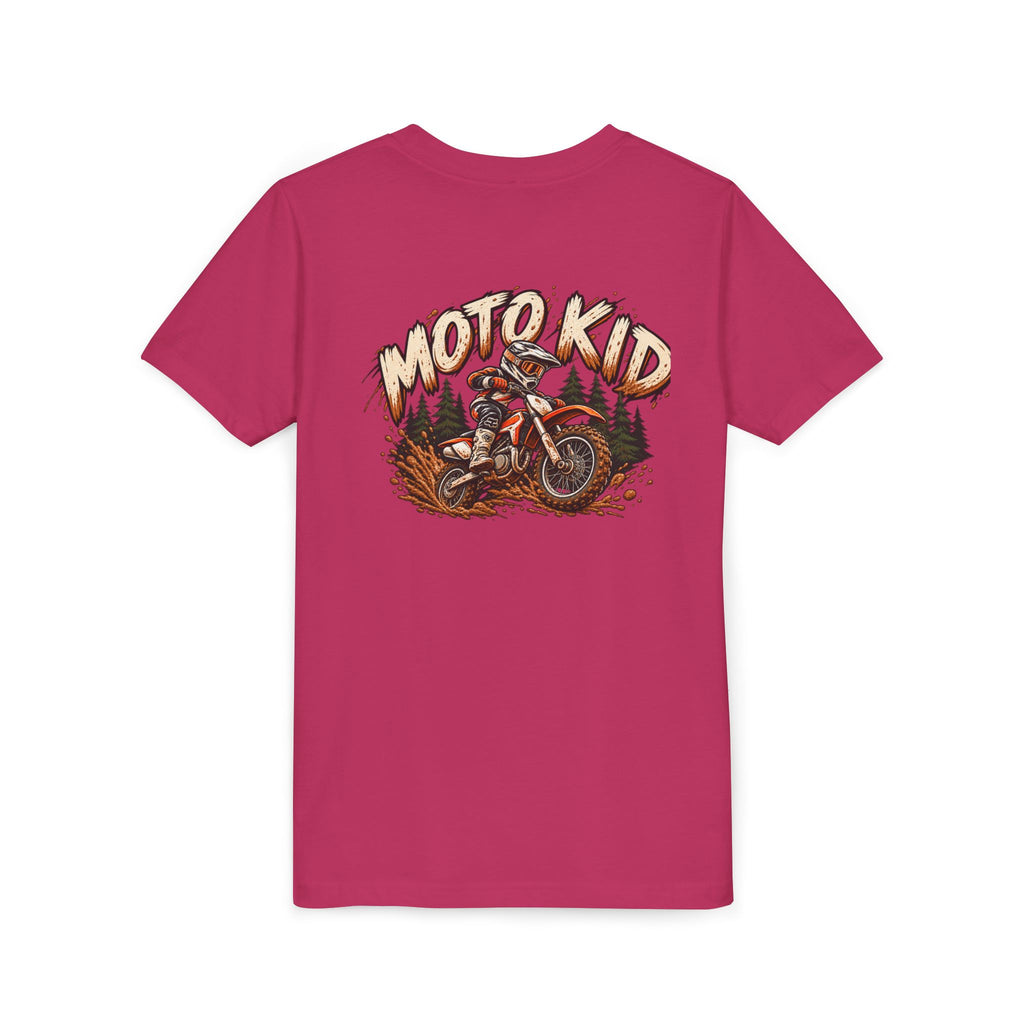 Moto Kid Motocross Tee | Dirt Bike Racing Kids Shirt | Cozy Chaos Co. 🏁🏍️⚡