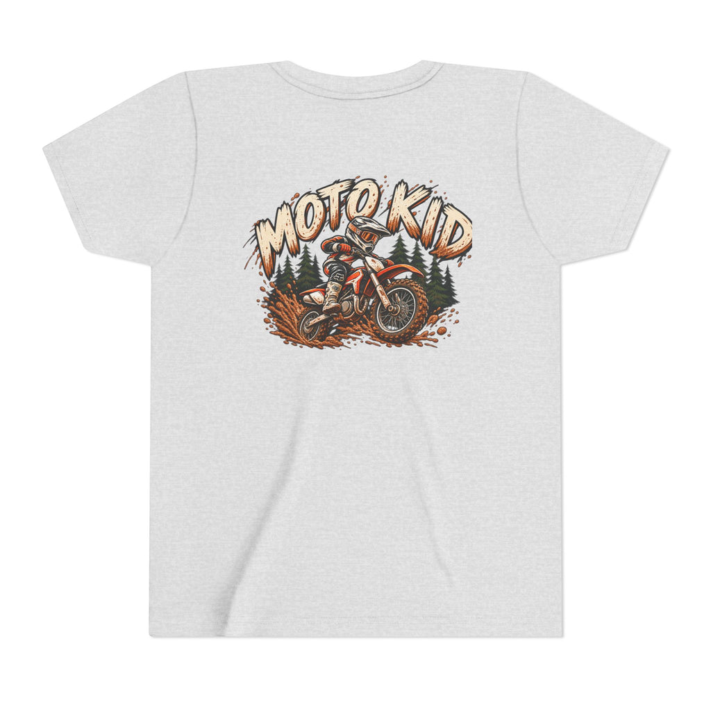 Moto Kid Motocross Tee | Dirt Bike Racing Kids Shirt | Cozy Chaos Co. 🏁🏍️⚡