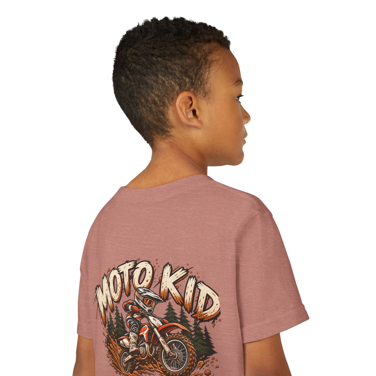 Moto Kid Motocross Tee | Dirt Bike Racing Kids Shirt | Cozy Chaos Co. 🏁🏍️⚡