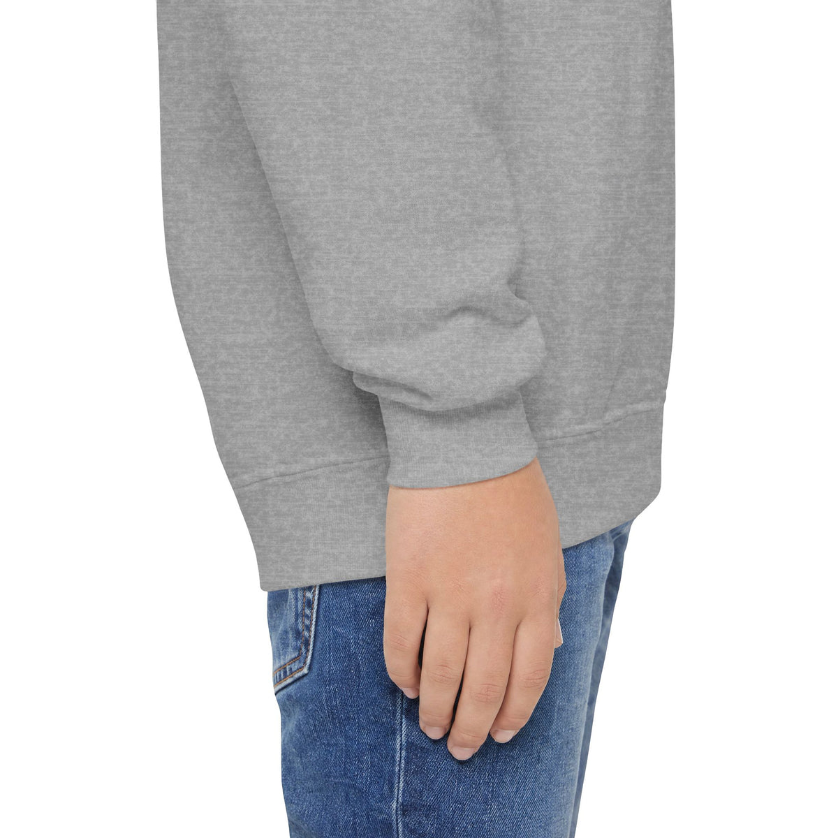 asketball Embroidery-Look Youth Crewneck Sweatshirt 🏀