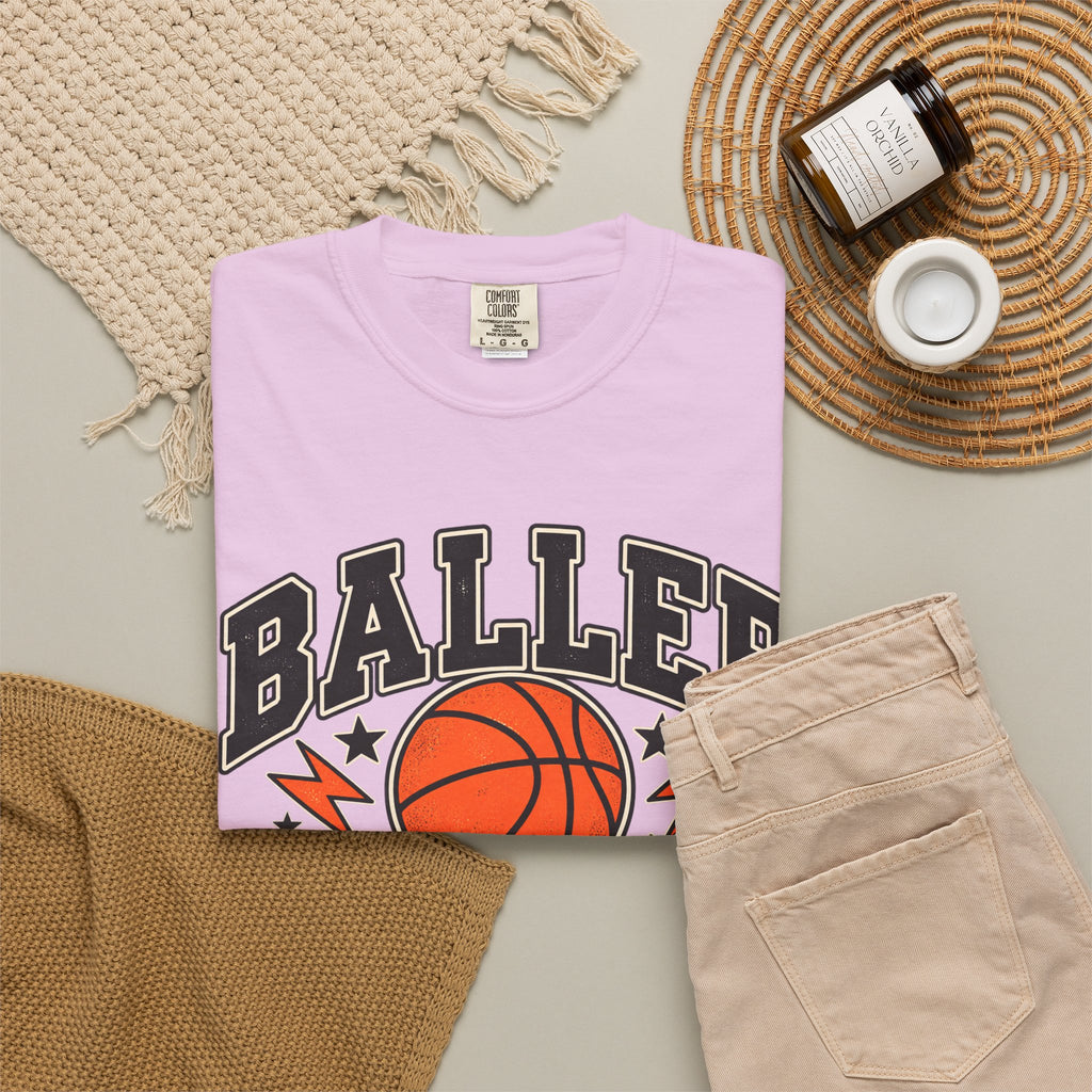 Baller Varsity Basketball Women’s Graphic T-Shirt 🏀
