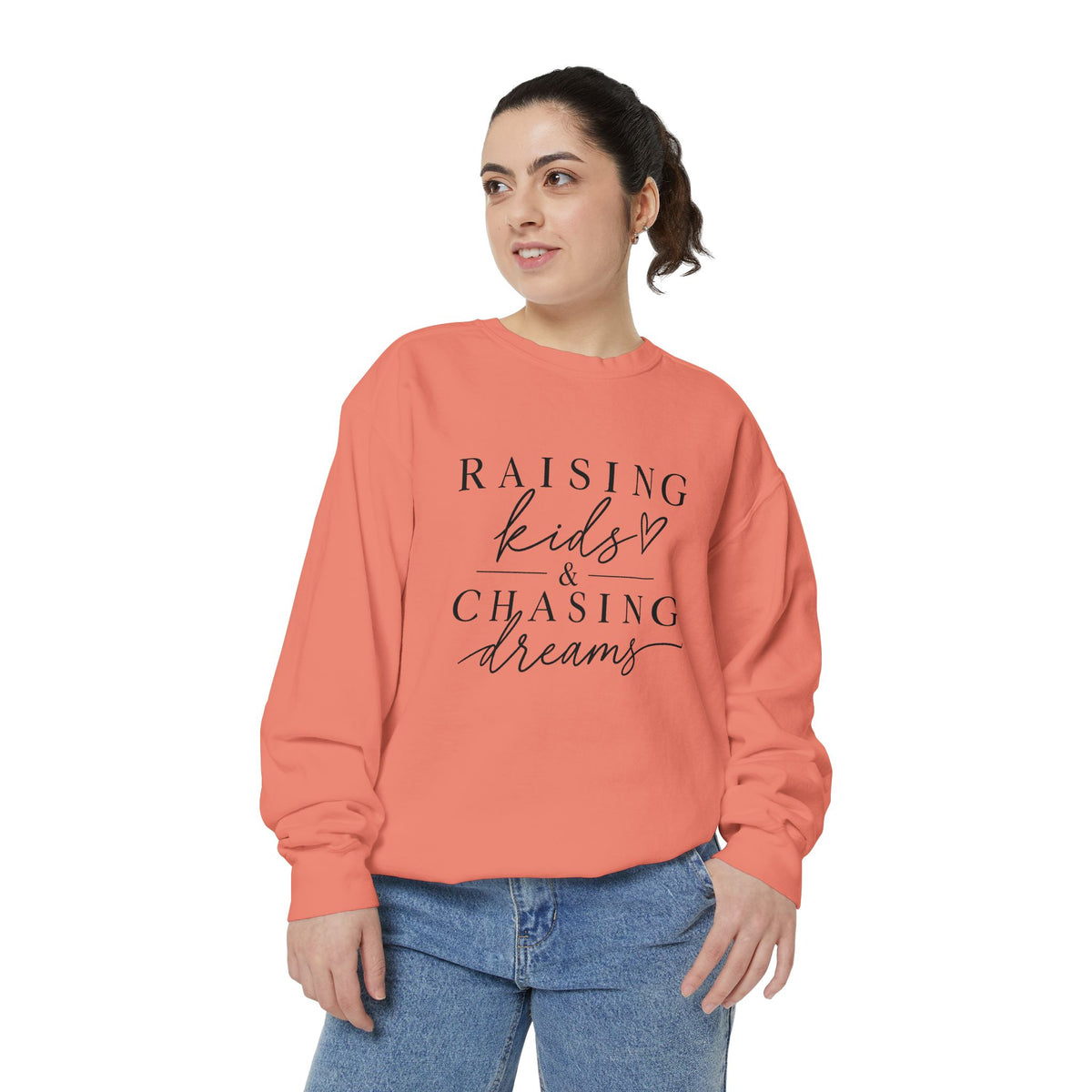 Raising Kids & Chasing Dreams Dyed Sweatshirt