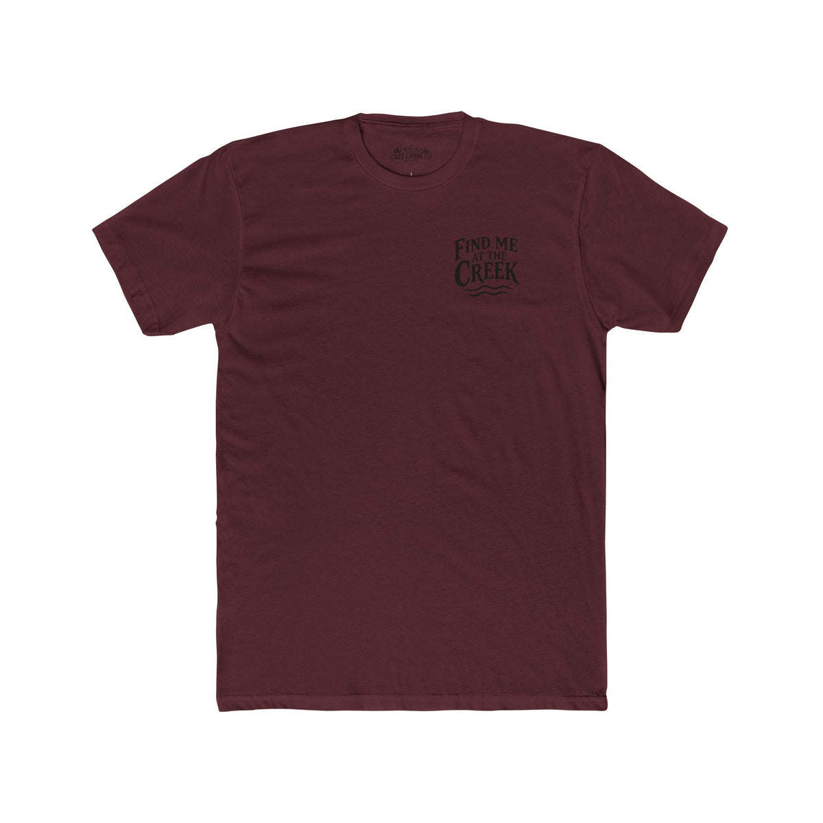 Find Me at the Creek – Men’s Fishing & Outdoors Tee | Cozy Chaos Co. 🎣🌲