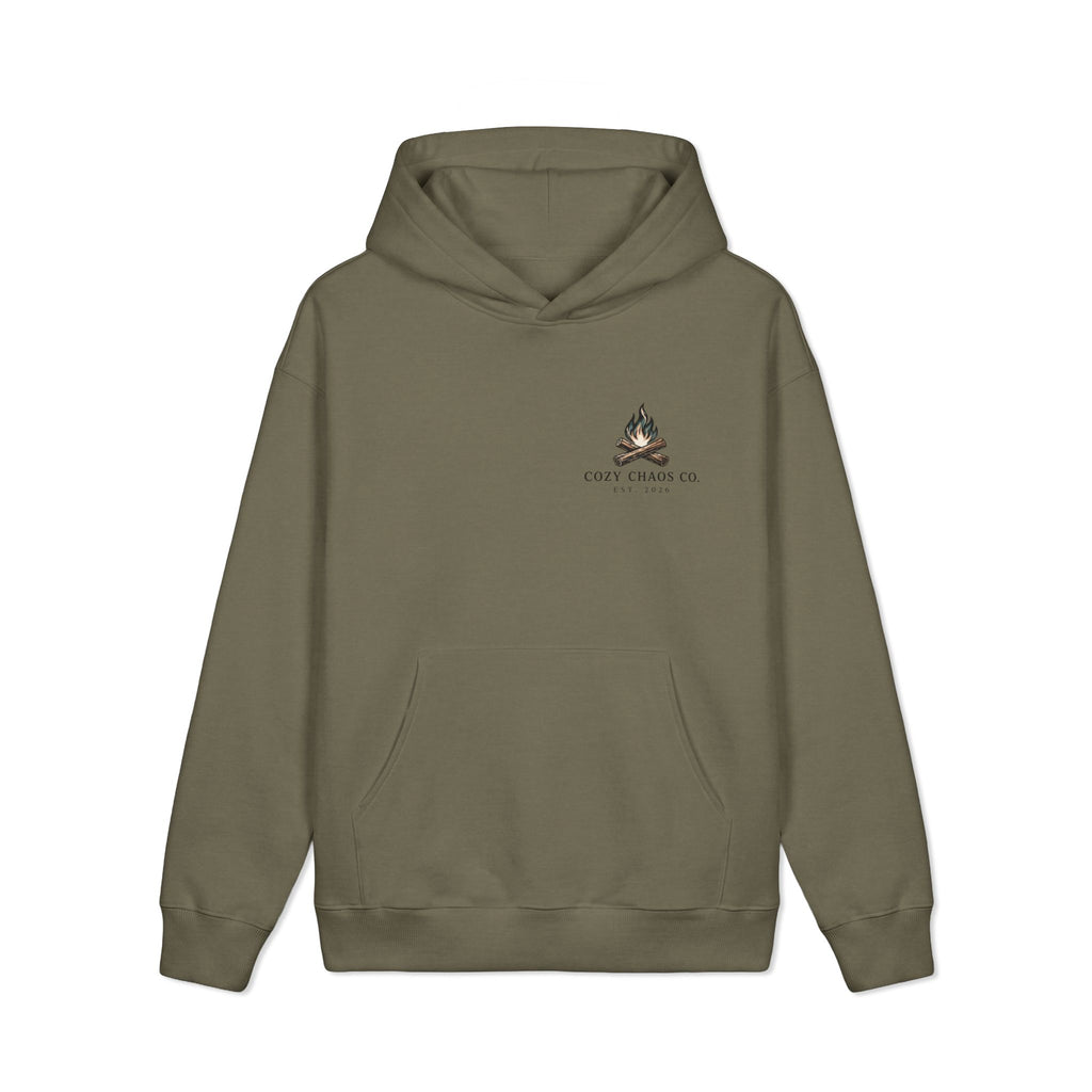 Campfires & Cold Mornings Maine Living Hoodie | Cozy Chaos Co. 🌲🔥