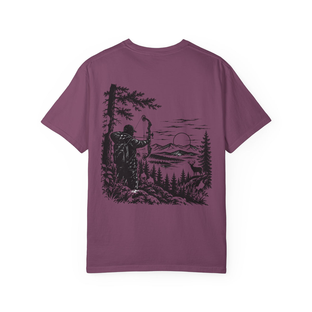 Maine Outdoors Bow Hunter Tee – Men’s Hunting T-Shirt | Cozy Chaos Co.
