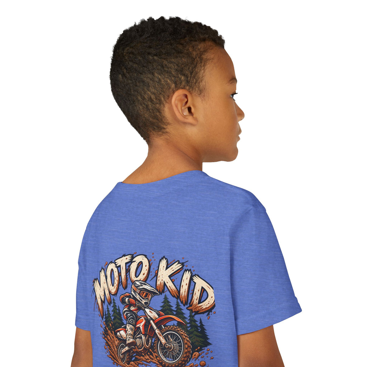 Moto Kid Motocross Tee | Dirt Bike Racing Kids Shirt | Cozy Chaos Co. 🏁🏍️⚡