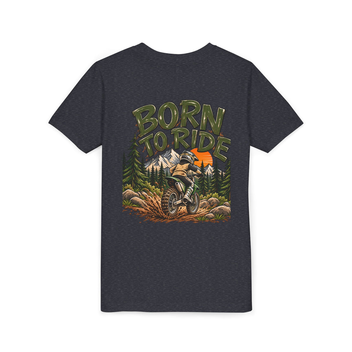 Born to Ride Kids Motocross Tee | Cozy Chaos Co.