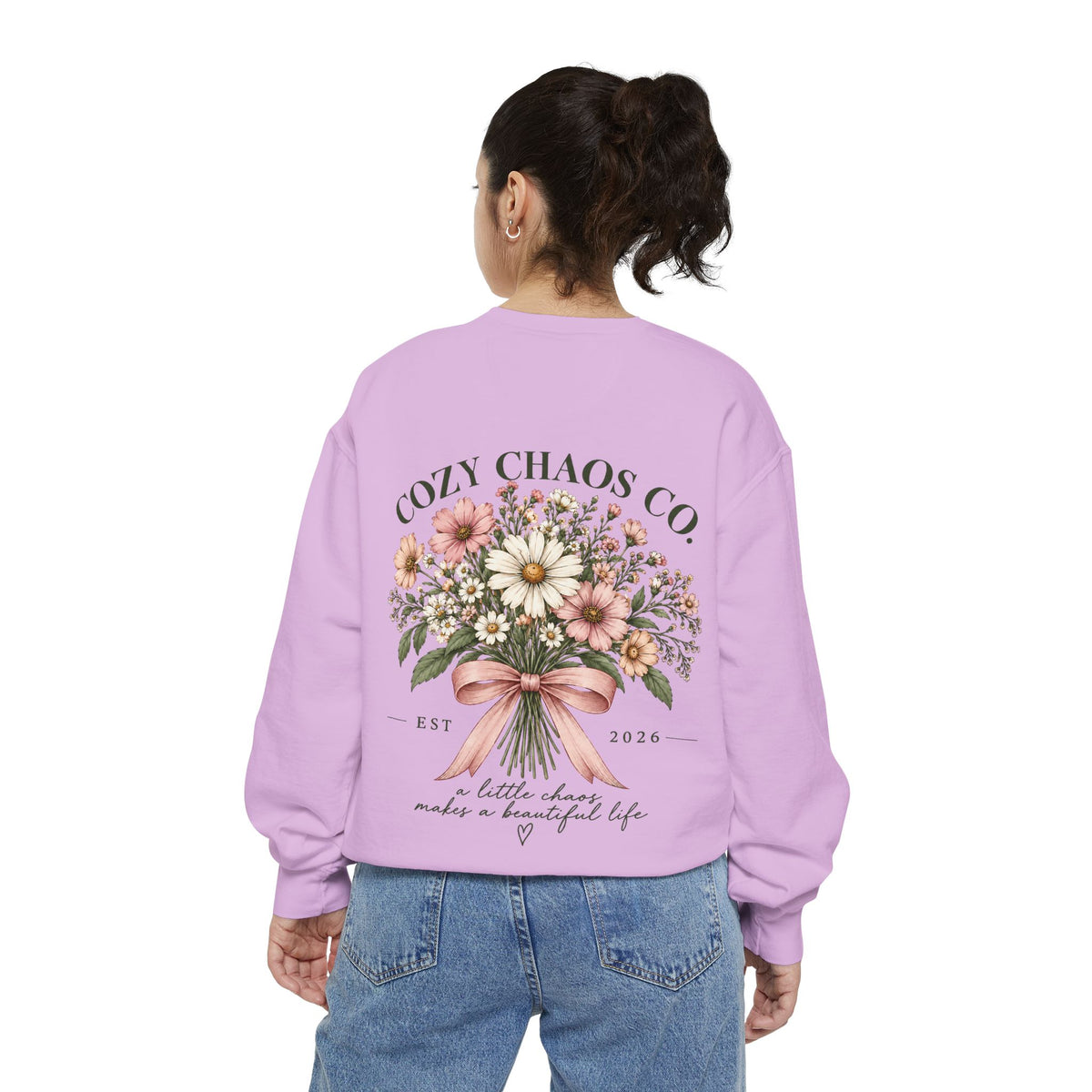 Cozy Chaos Co. Vintage Wildflower Sweatshirt 🤍