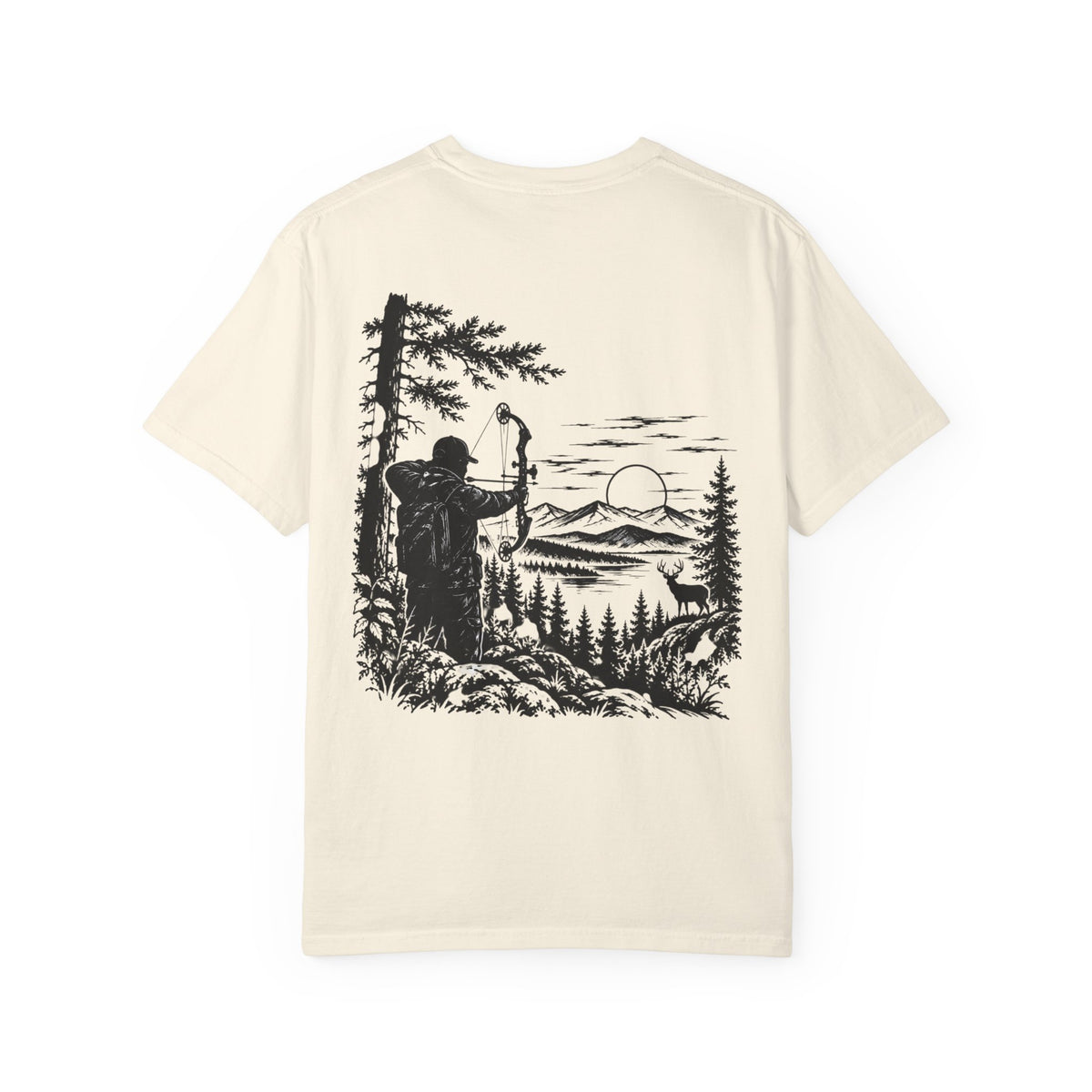 Maine Outdoors Bow Hunter Tee – Men’s Hunting T-Shirt | Cozy Chaos Co.