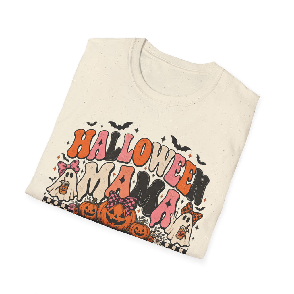 Halloween Mama Social Club Retro Crewneck Sweatshirt – Cute Spooky Mom Halloween Graphic 🎃👻🩷