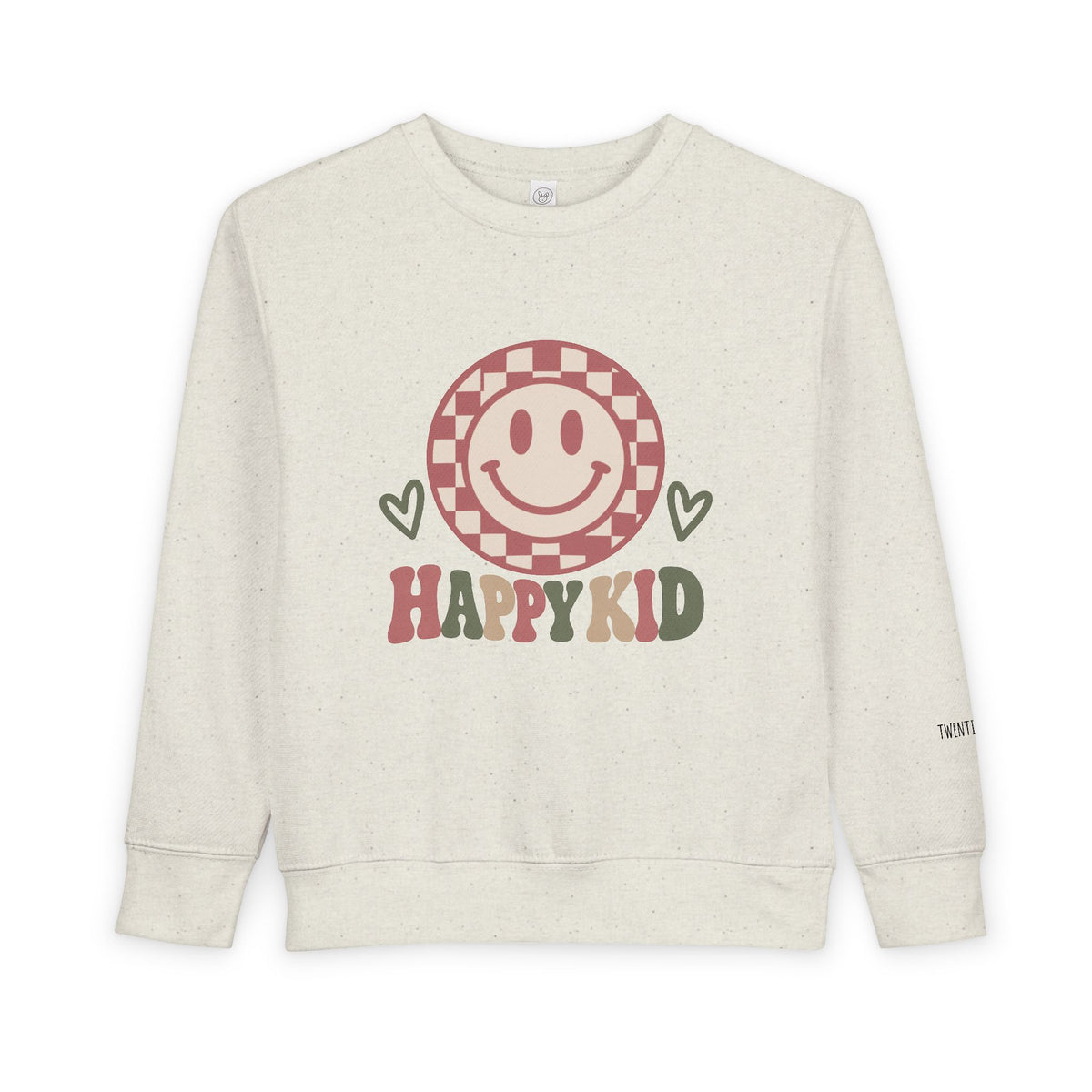 Happy Kid Toddler Sweatshirt | Cozy Chaos Co.