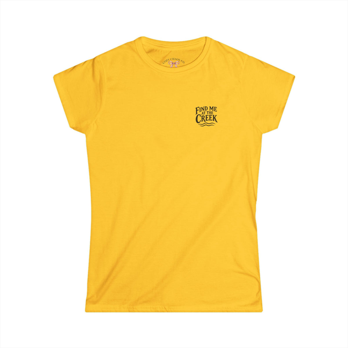Find Me at the Creek – Women’s Fishing Tee | Cozy Chaos Co.