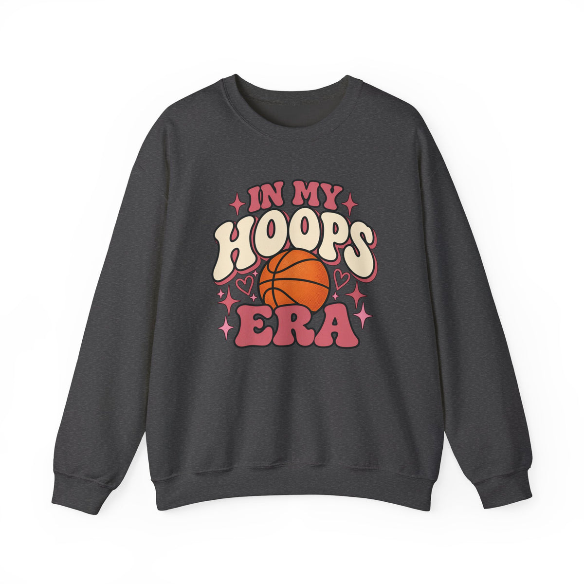 In My Hoops Era Retro Basketball Crewneck Sweatshirt 🏀💗