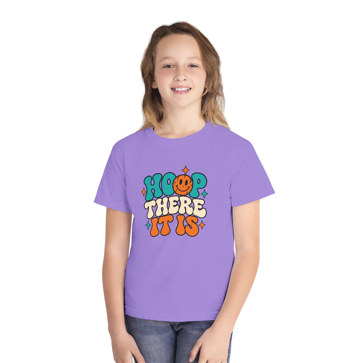 Hoop There It Is Kids’ Basketball T-Shirt 🏀