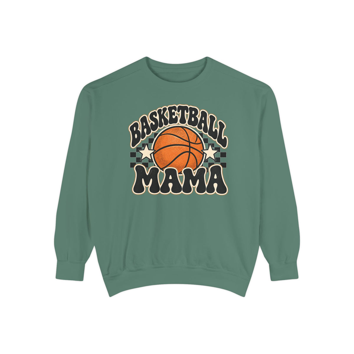 Basketball Mama Retro Game Day Crewneck Sweatshirt 🏀