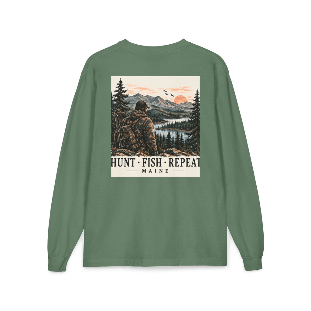 Hunt • Fish • Repeat Maine Outdoors Tee | Cozy Chaos Co.