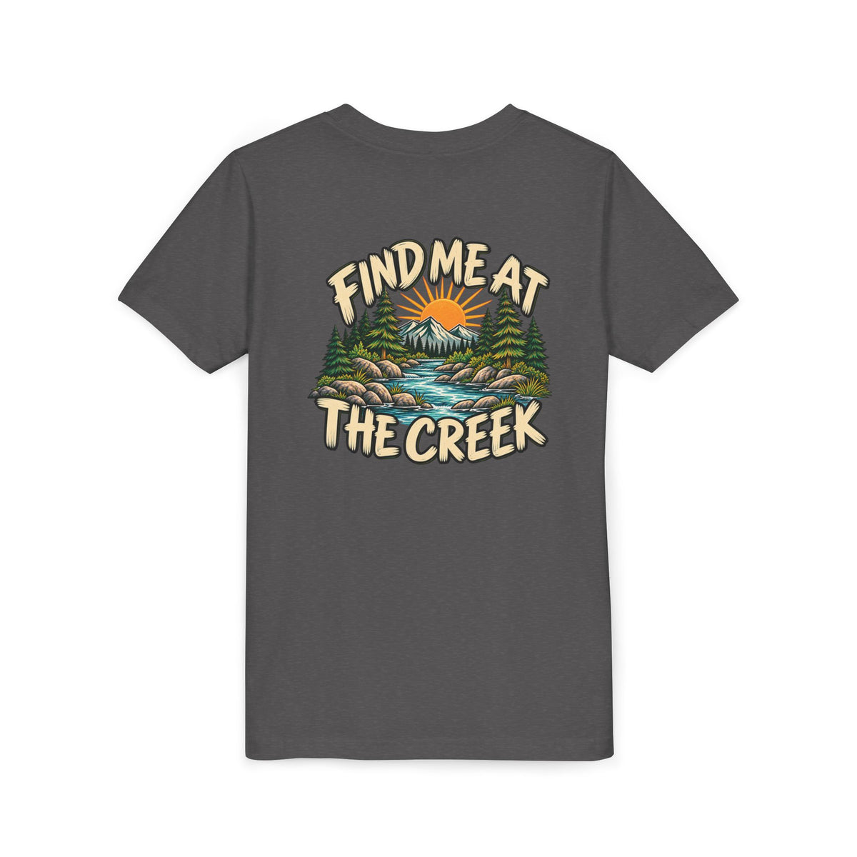 Find Me at the Creek Kids Tee | Cozy Chaos Co.