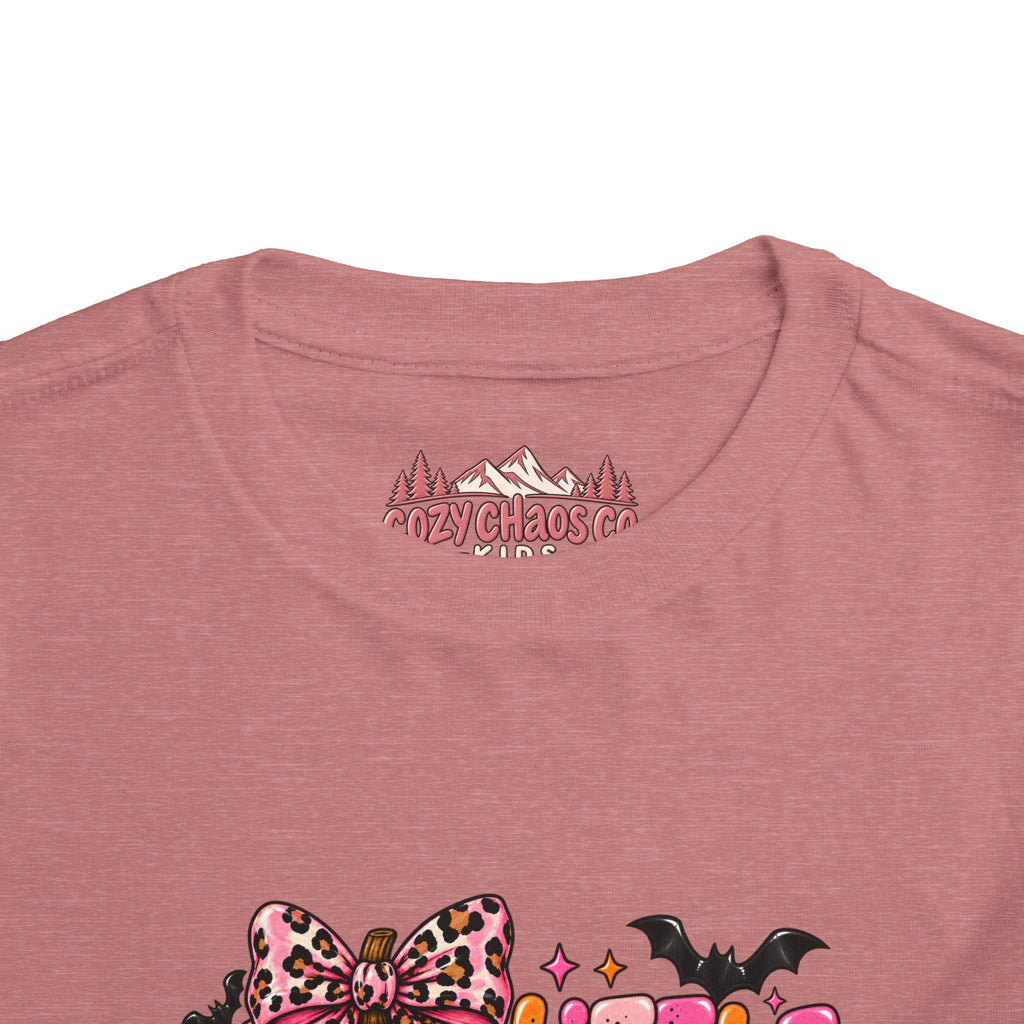 Little Pumpkin Bow Girls Toddler Halloween Shirt | Cozy Chaos Kid 🎃🎀💕