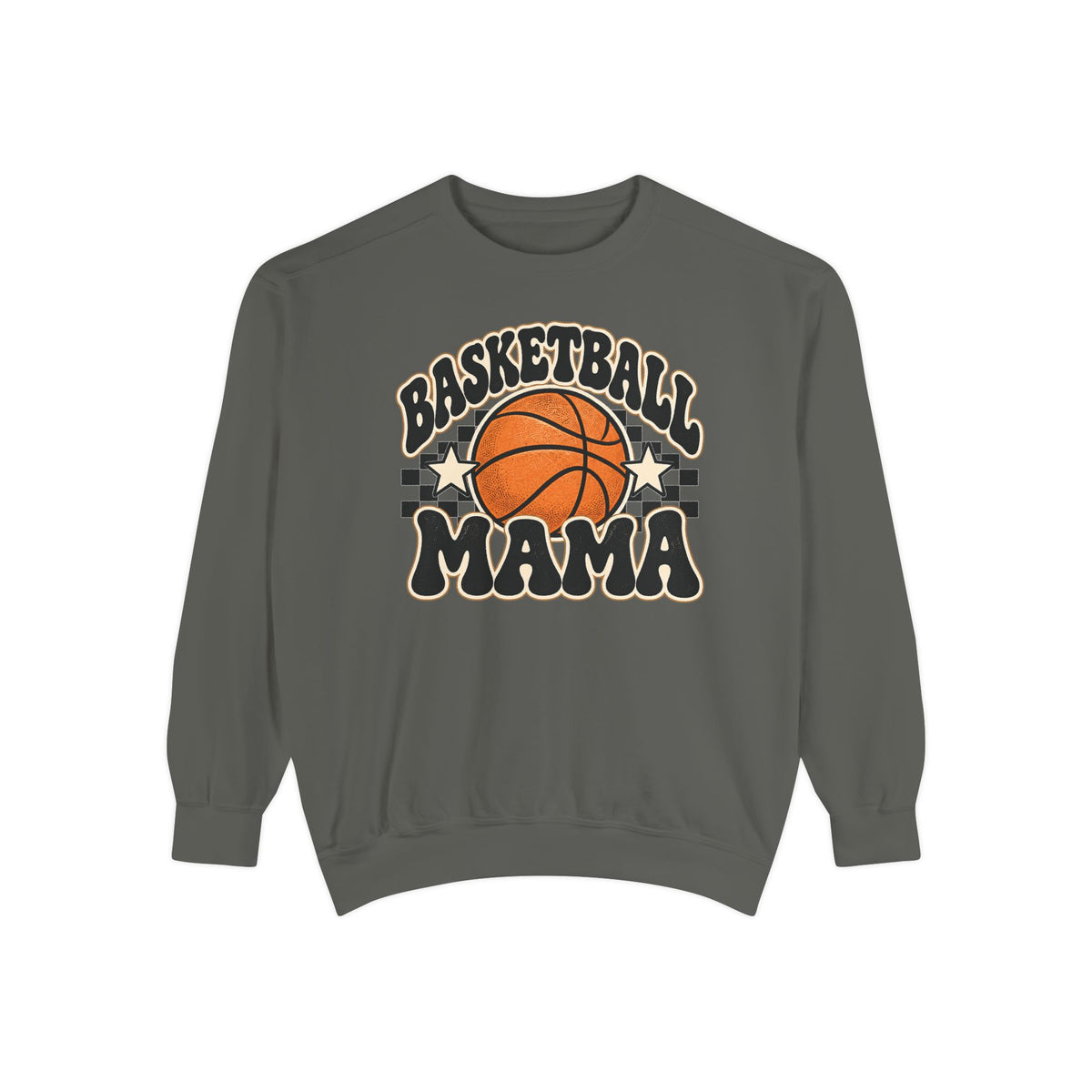 Basketball Mama Retro Game Day Crewneck Sweatshirt 🏀