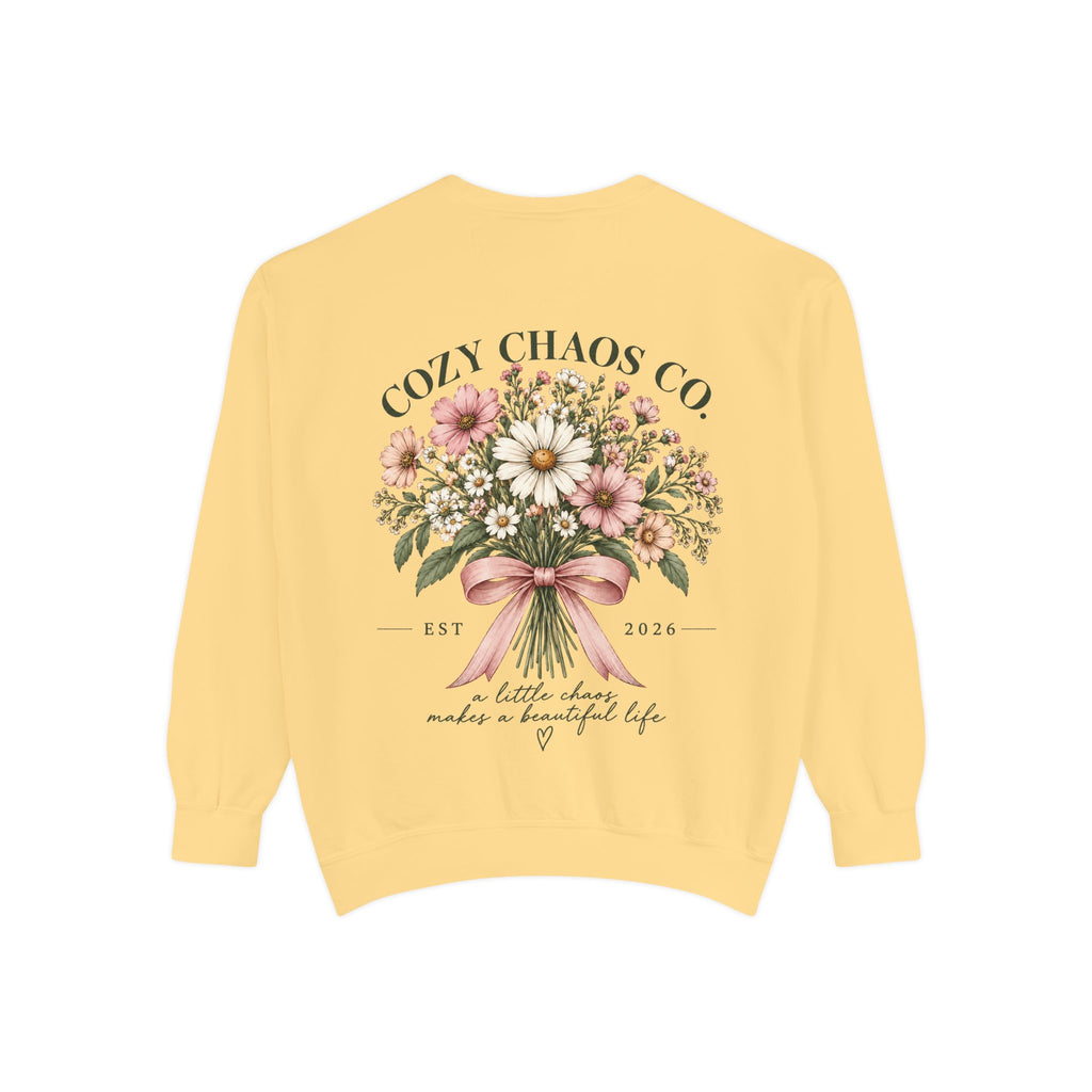 Cozy Chaos Co. Vintage Wildflower Sweatshirt 🤍