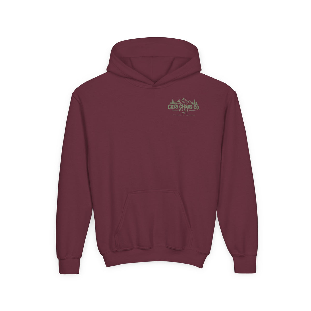 Maine Grown Kids Sweatshirt – Cozy Outdoor Pine Tree & Sunset Crewneck