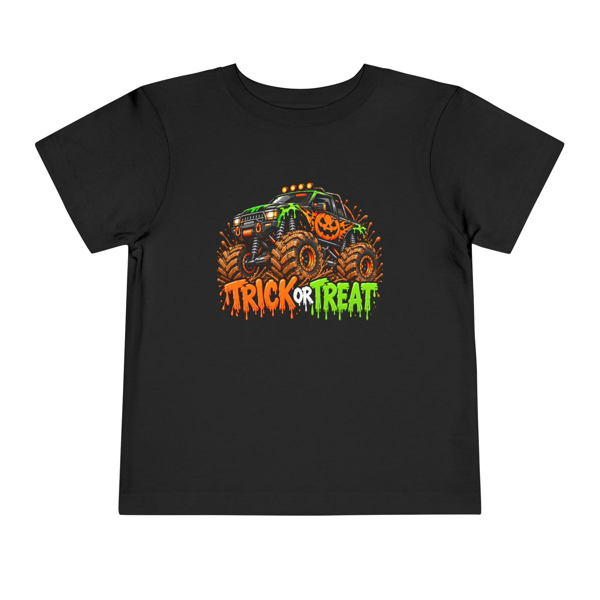 Trick or Treat Monster Truck Toddler Kids Halloween Sweatshirt | Cozy Chaos Kid 🎃🏁👻