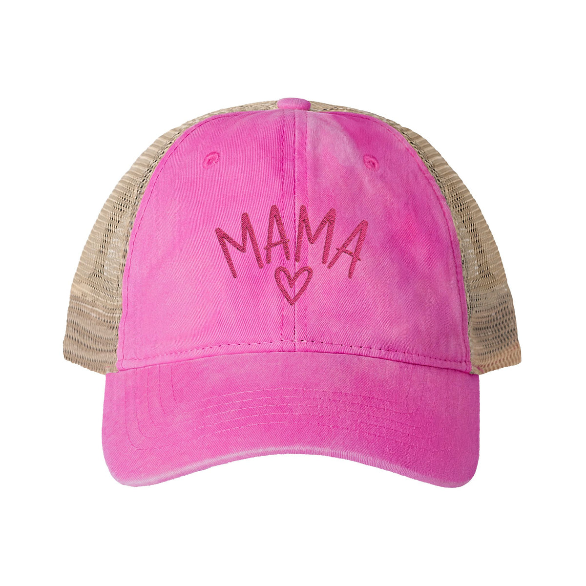 Cozy Mama Washed Mesh-Back Trucker Hat 💕