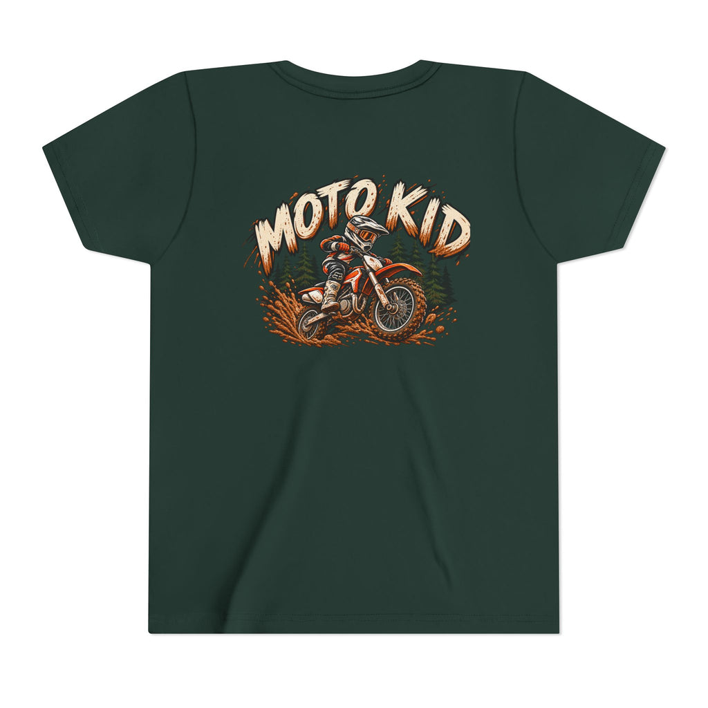 Moto Kid Motocross Tee | Dirt Bike Racing Kids Shirt | Cozy Chaos Co. 🏁🏍️⚡