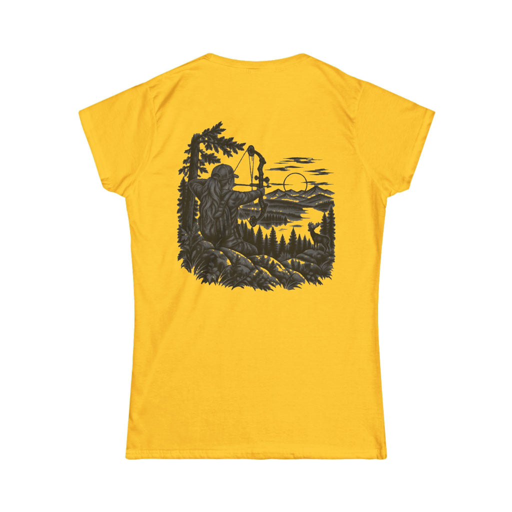 Maine Outdoors Bow Huntress Tee – Women’s Hunting T-Shirt | Cozy Chaos Co.