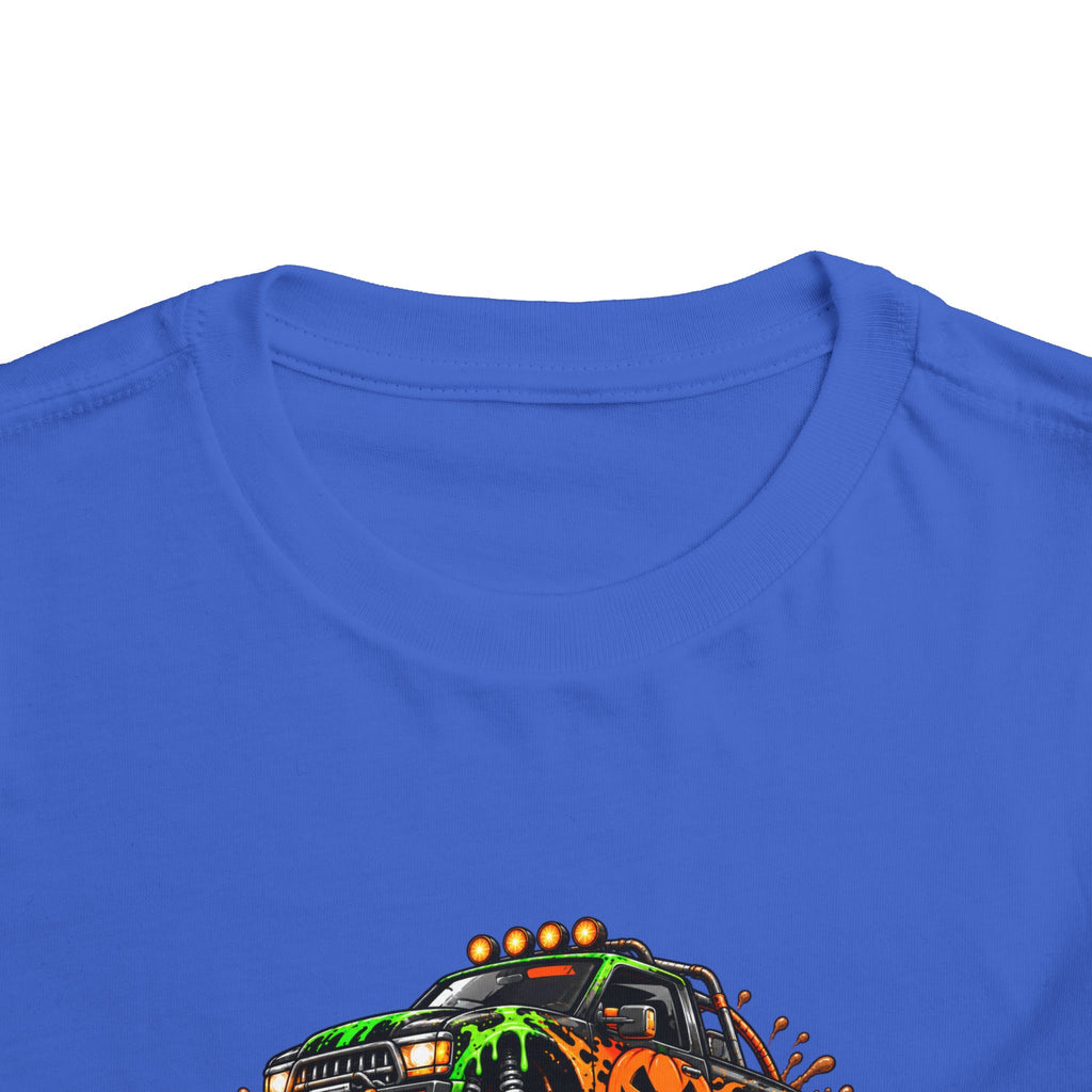 Trick or Treat Monster Truck Toddler Kids Halloween Sweatshirt | Cozy Chaos Kid 🎃🏁👻