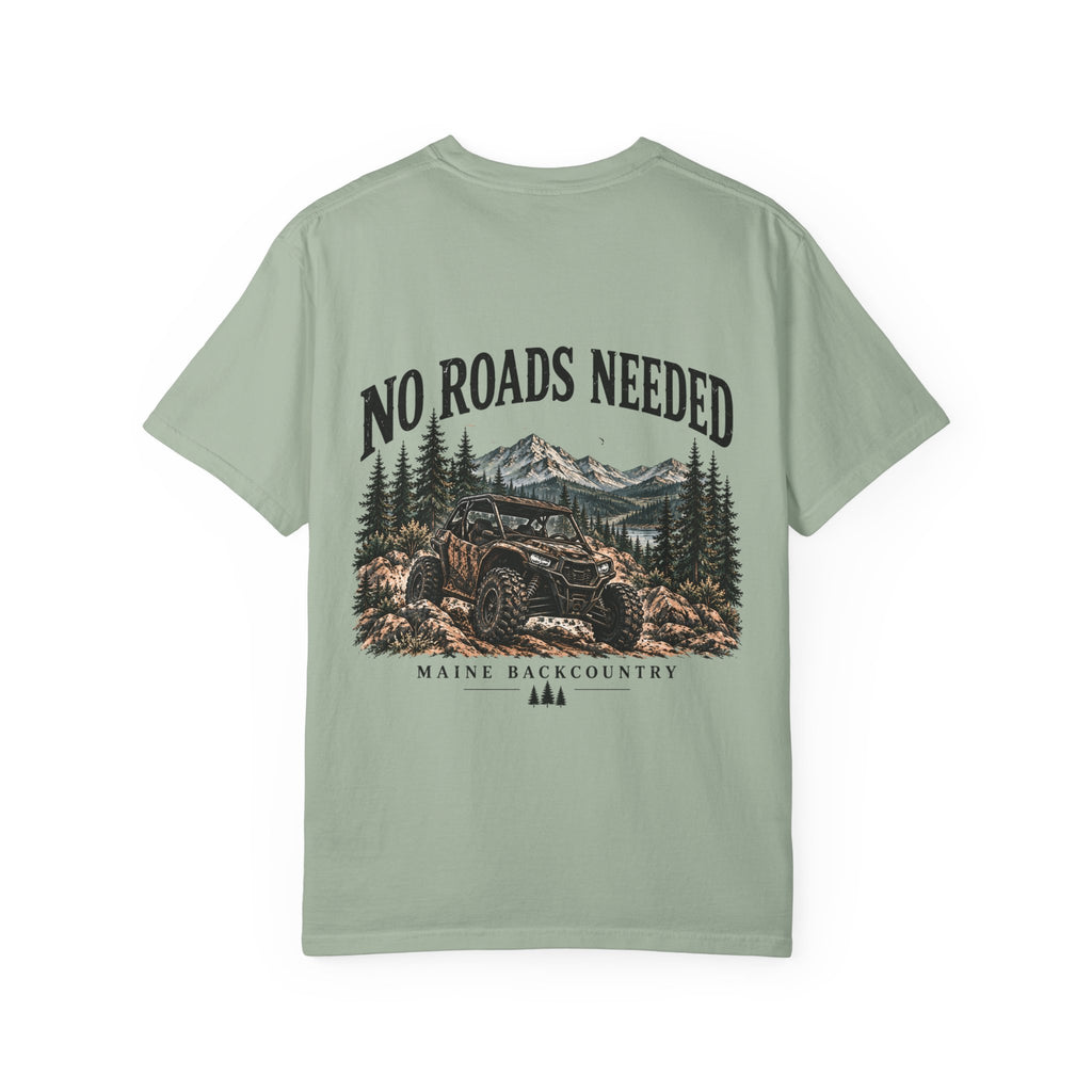 No Roads Needed – Maine Backcountry Adventure Tee | Cozy Chaos Co.