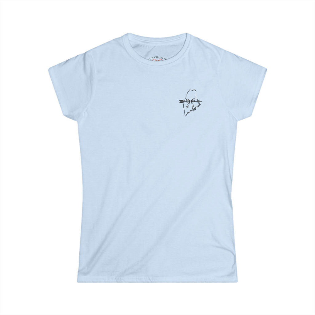 Maine Outdoors Bow Huntress Tee – Women’s Hunting T-Shirt | Cozy Chaos Co.